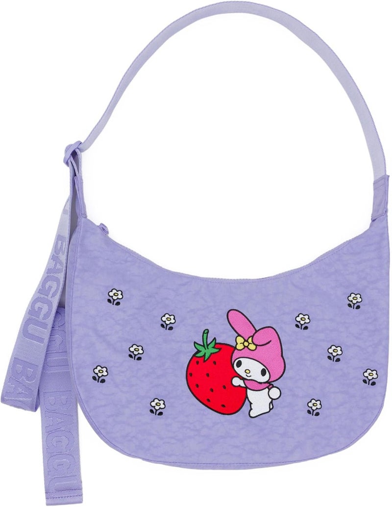 BAGGU Medium Nylon Crescent Bag - Image 1